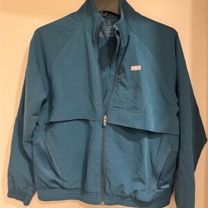 Figs Women's Windbreakers in Black, Teal, and Gray